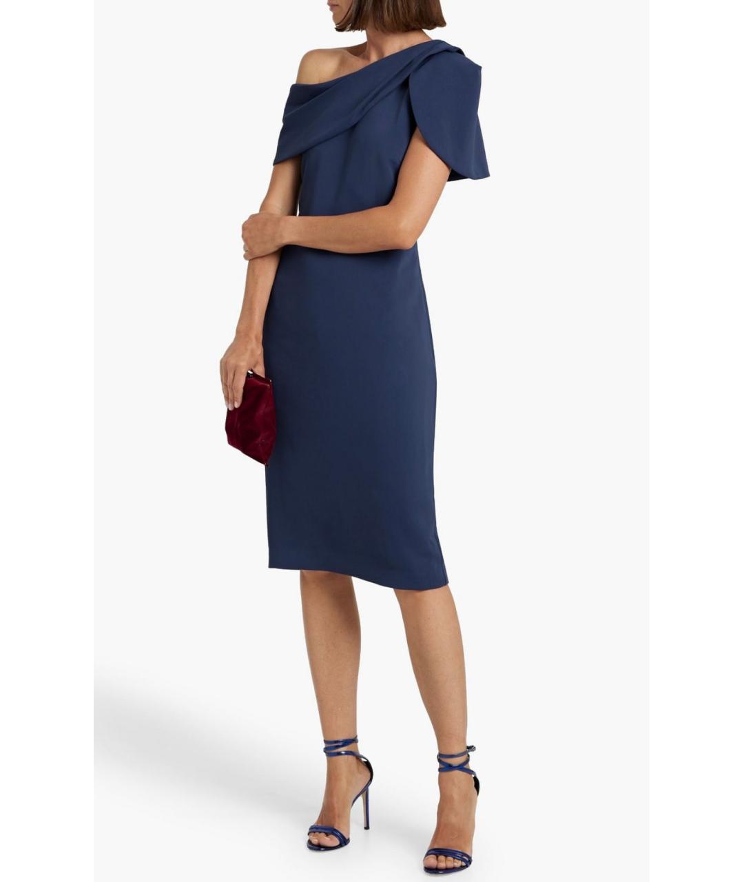 BADGLEY MISCHKA Темно-синее коктейльное платье, фото 2
