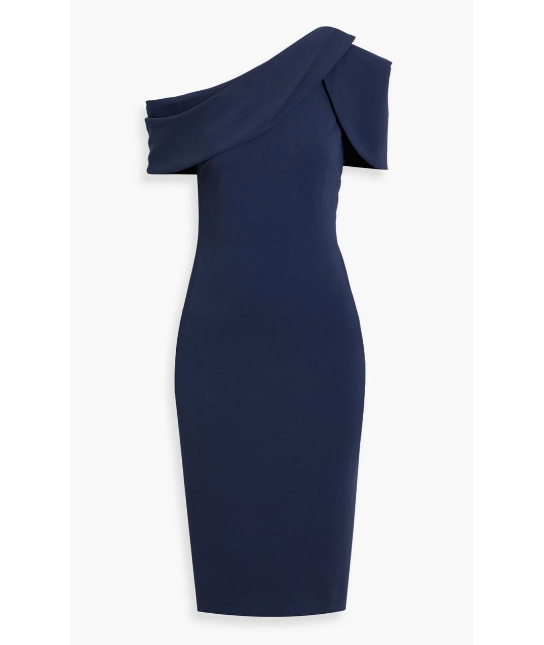 BADGLEY MISCHKA Темно-синее коктейльное платье, фото 4