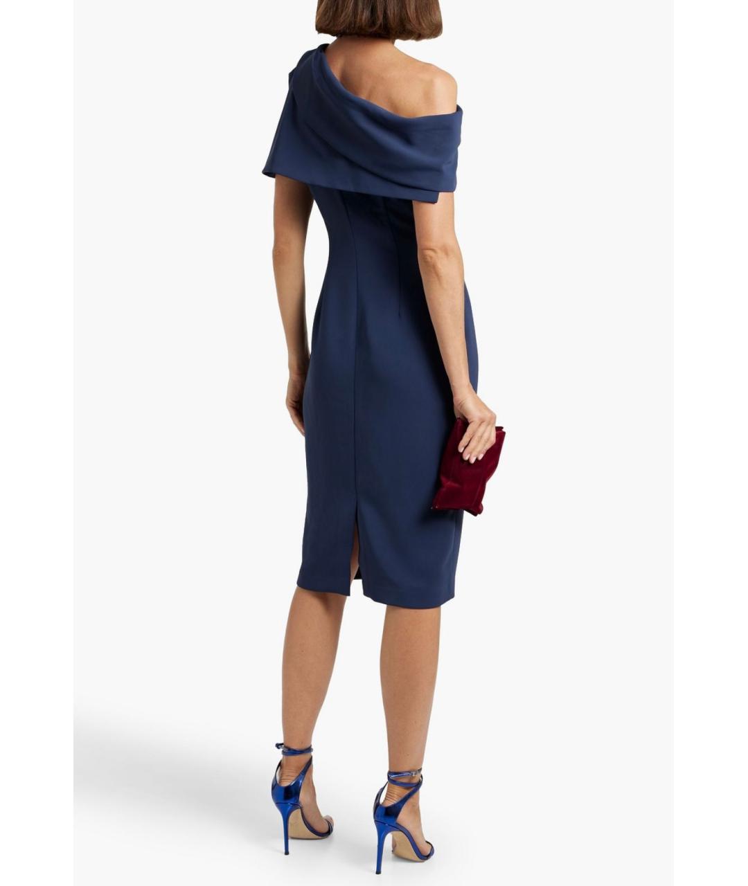 BADGLEY MISCHKA Темно-синее коктейльное платье, фото 3