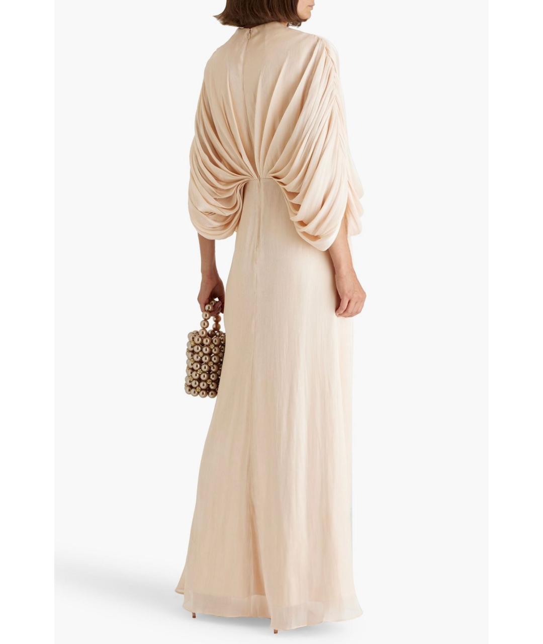 BADGLEY MISCHKA Бежевое вечернее платье, фото 3