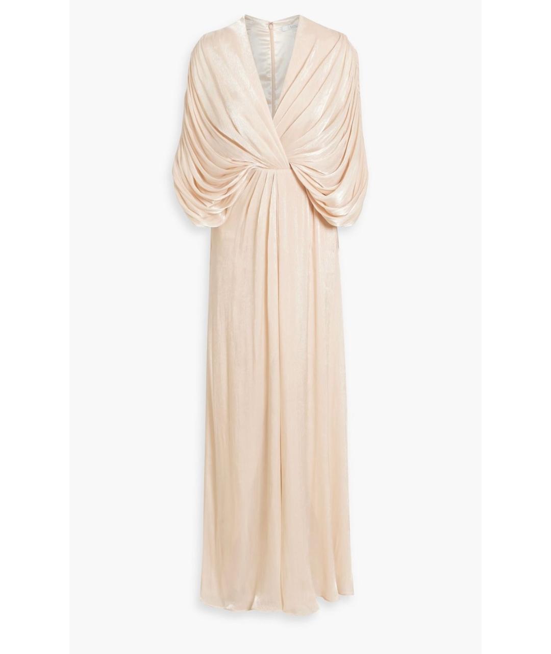 BADGLEY MISCHKA Бежевое вечернее платье, фото 4