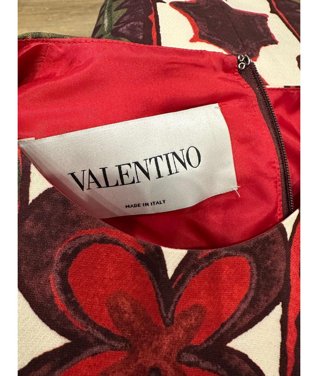 VALENTINO Мульти повседневное платье, фото 7