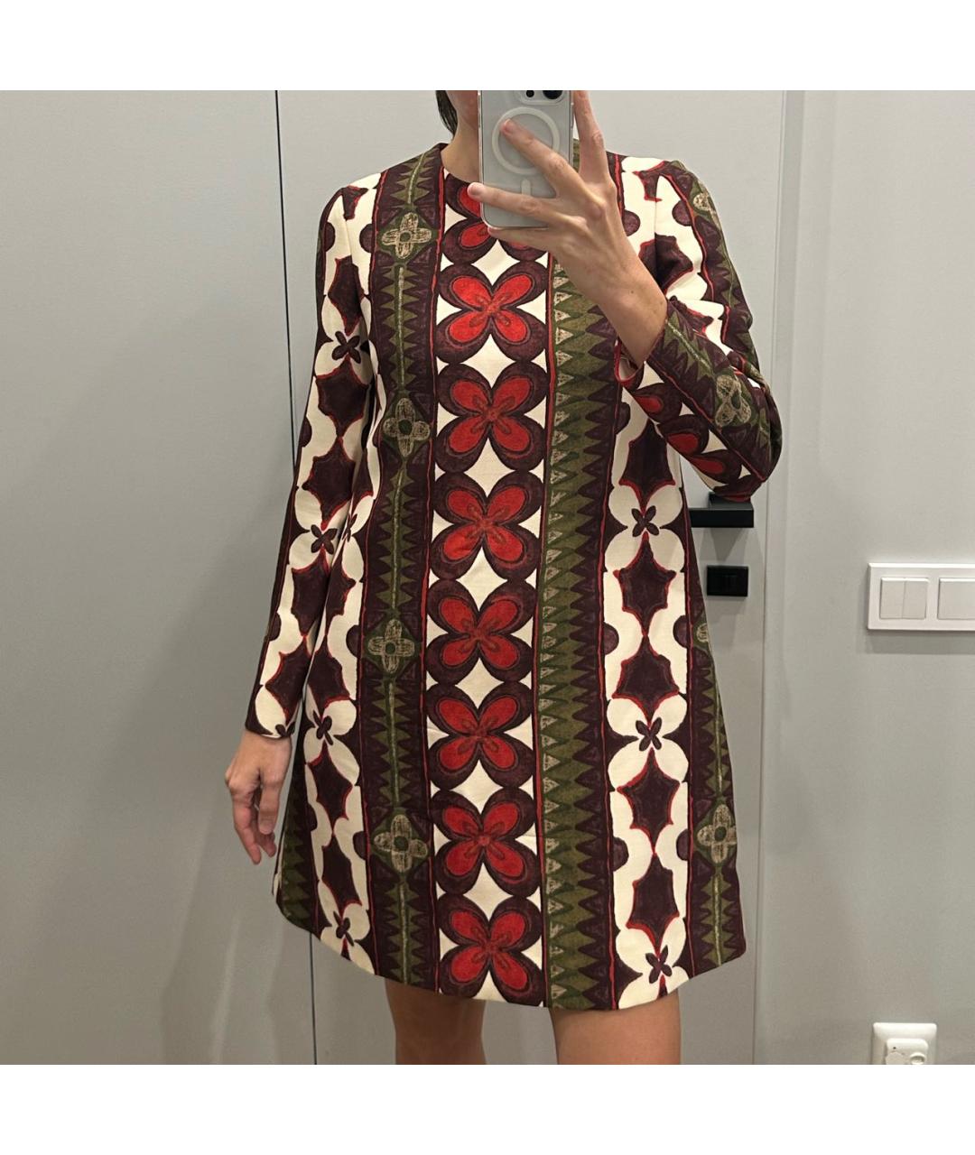 VALENTINO Мульти повседневное платье, фото 4