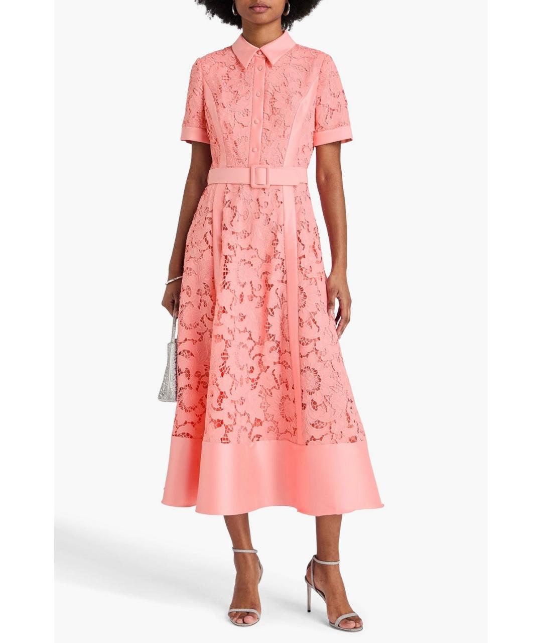 BADGLEY MISCHKA Розовое коктейльное платье, фото 2