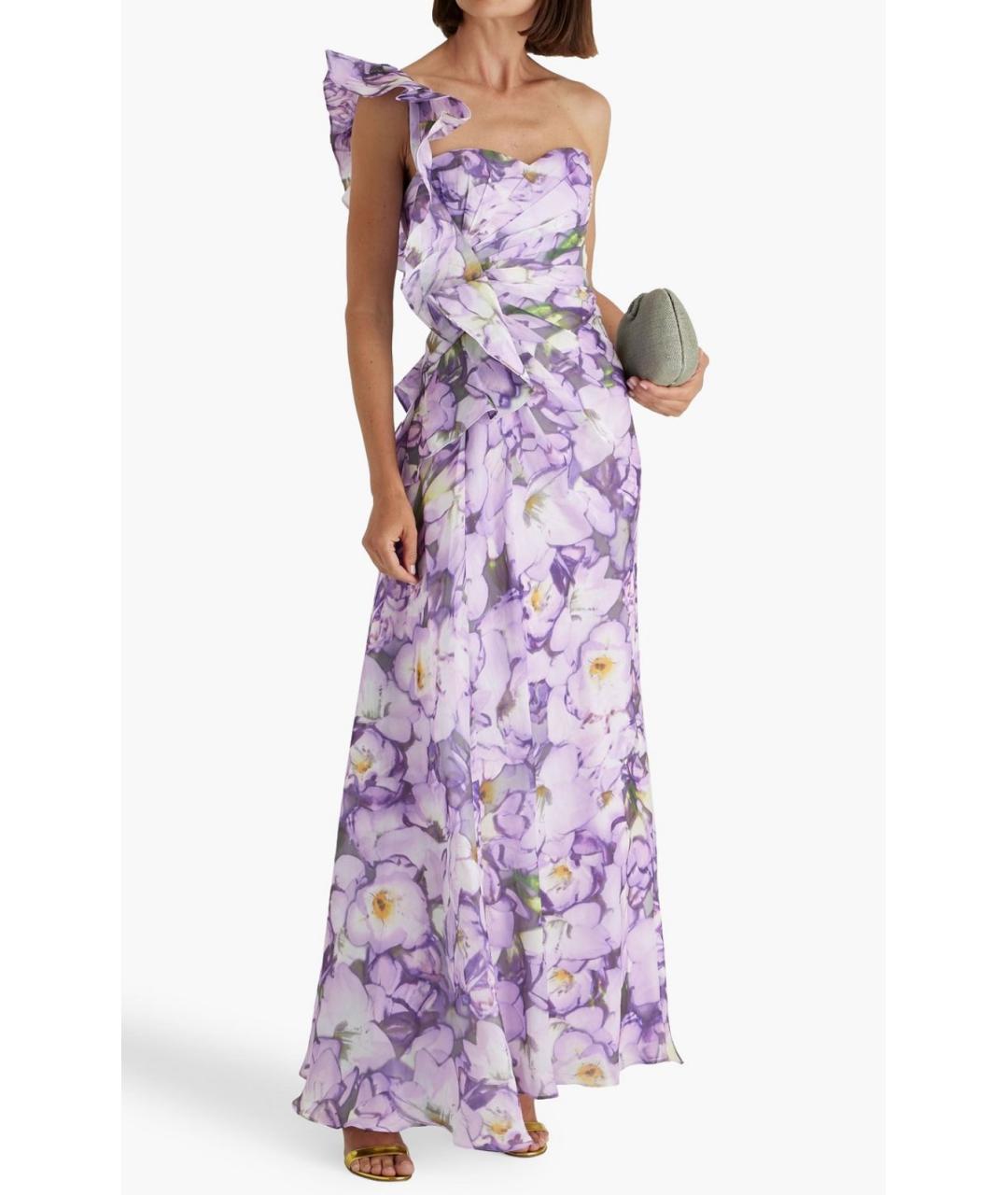 BADGLEY MISCHKA Фиолетовое коктейльное платье, фото 2