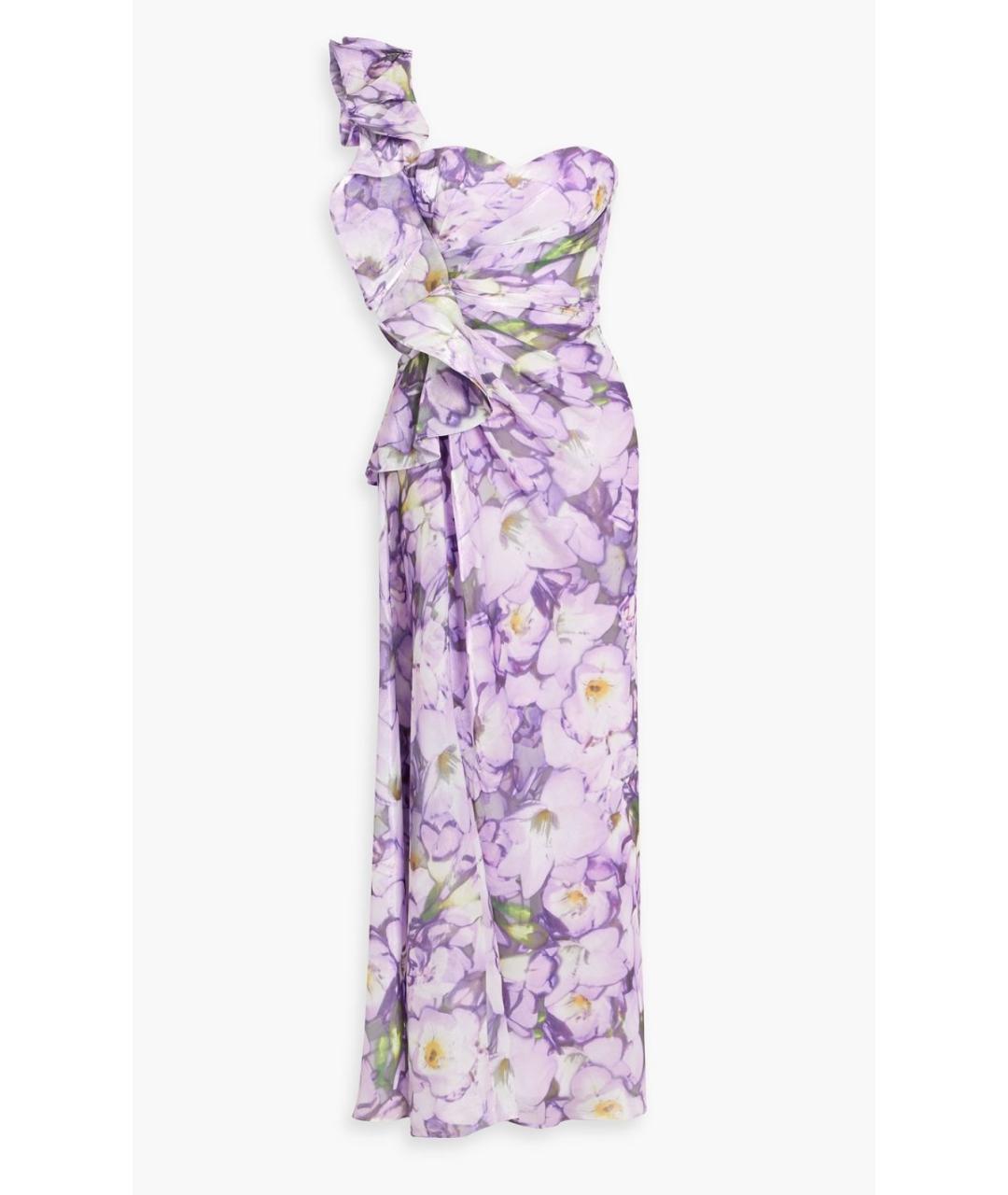 BADGLEY MISCHKA Фиолетовое коктейльное платье, фото 4