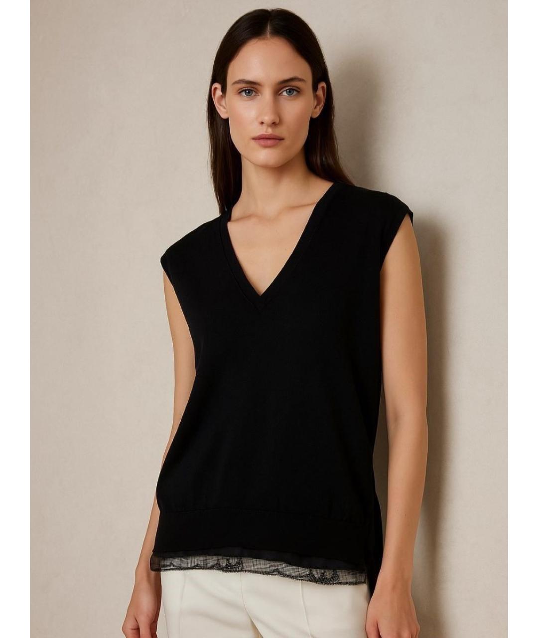 PAUL SMITH Черный жилет, фото 5