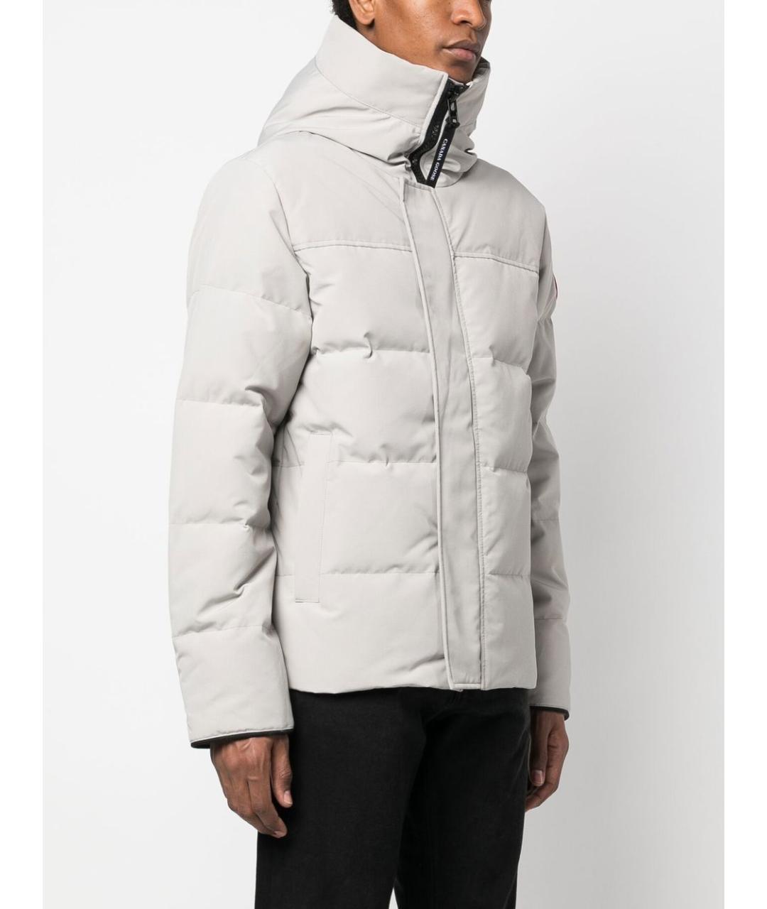 CANADA GOOSE Серая полиэстеровая куртка, фото 4