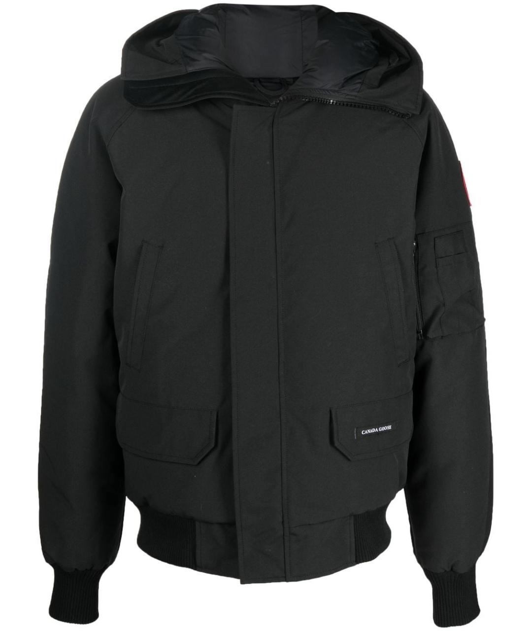 CANADA GOOSE Черная куртка, фото 1