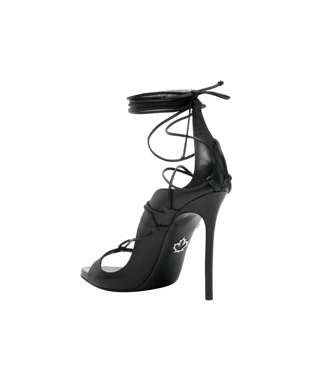 DSQUARED2 Черные босоножки, фото 4