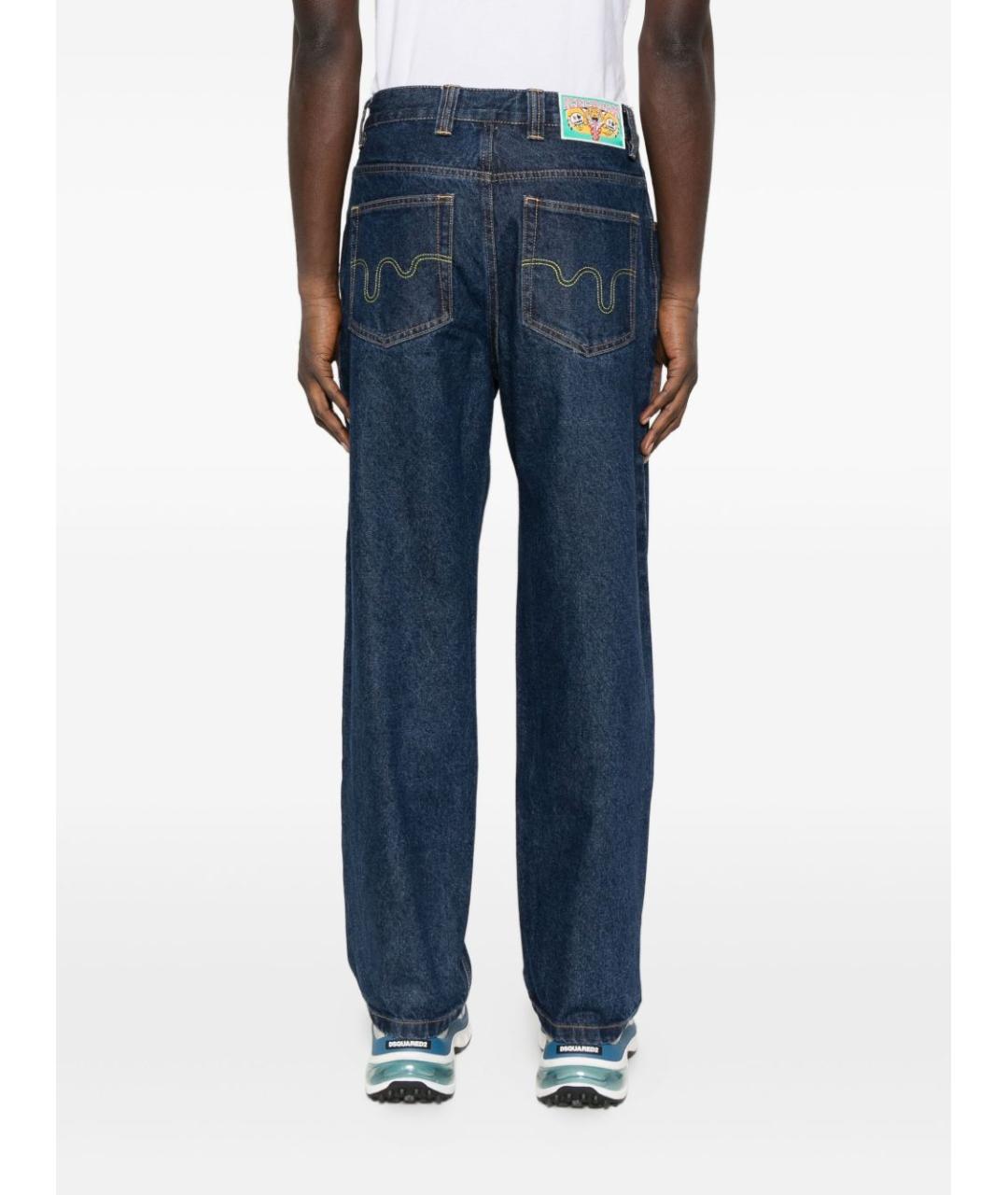 icecream Синие хлопковые прямые джинсы, фото 3