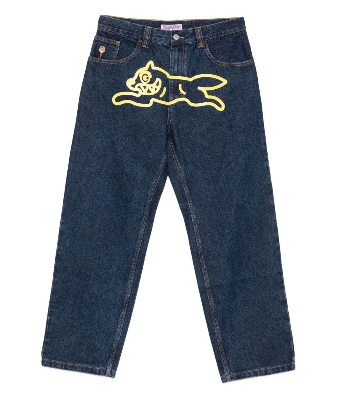 icecream Синие хлопковые прямые джинсы, фото 1