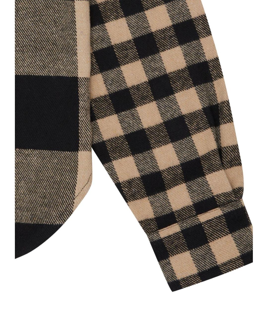 icecream Коричневая кэжуал рубашка, фото 5