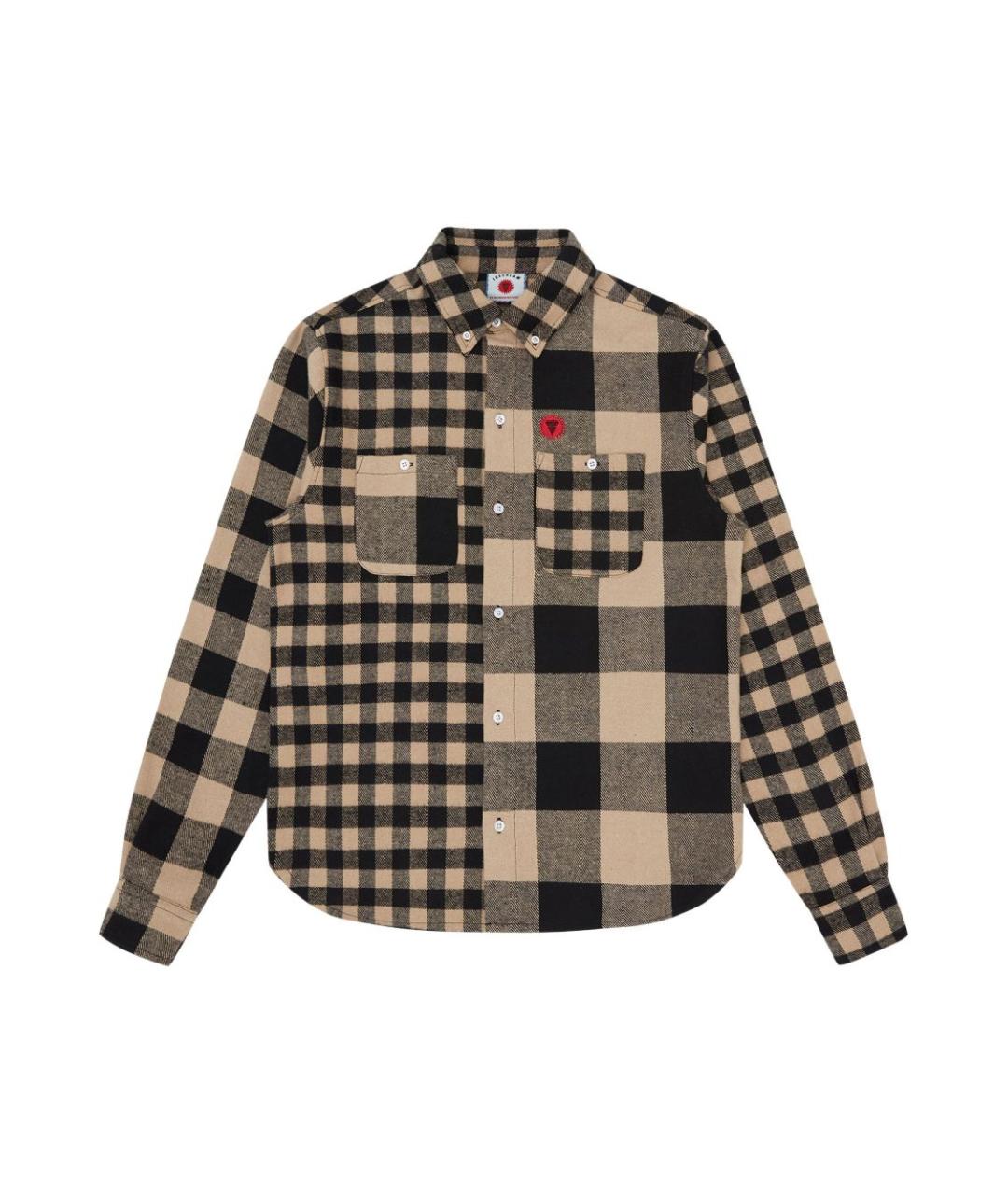 icecream Коричневая кэжуал рубашка, фото 1