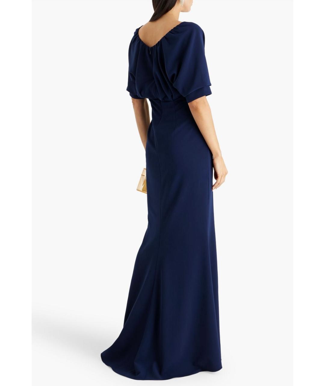 BADGLEY MISCHKA Темно-синее вечернее платье, фото 3