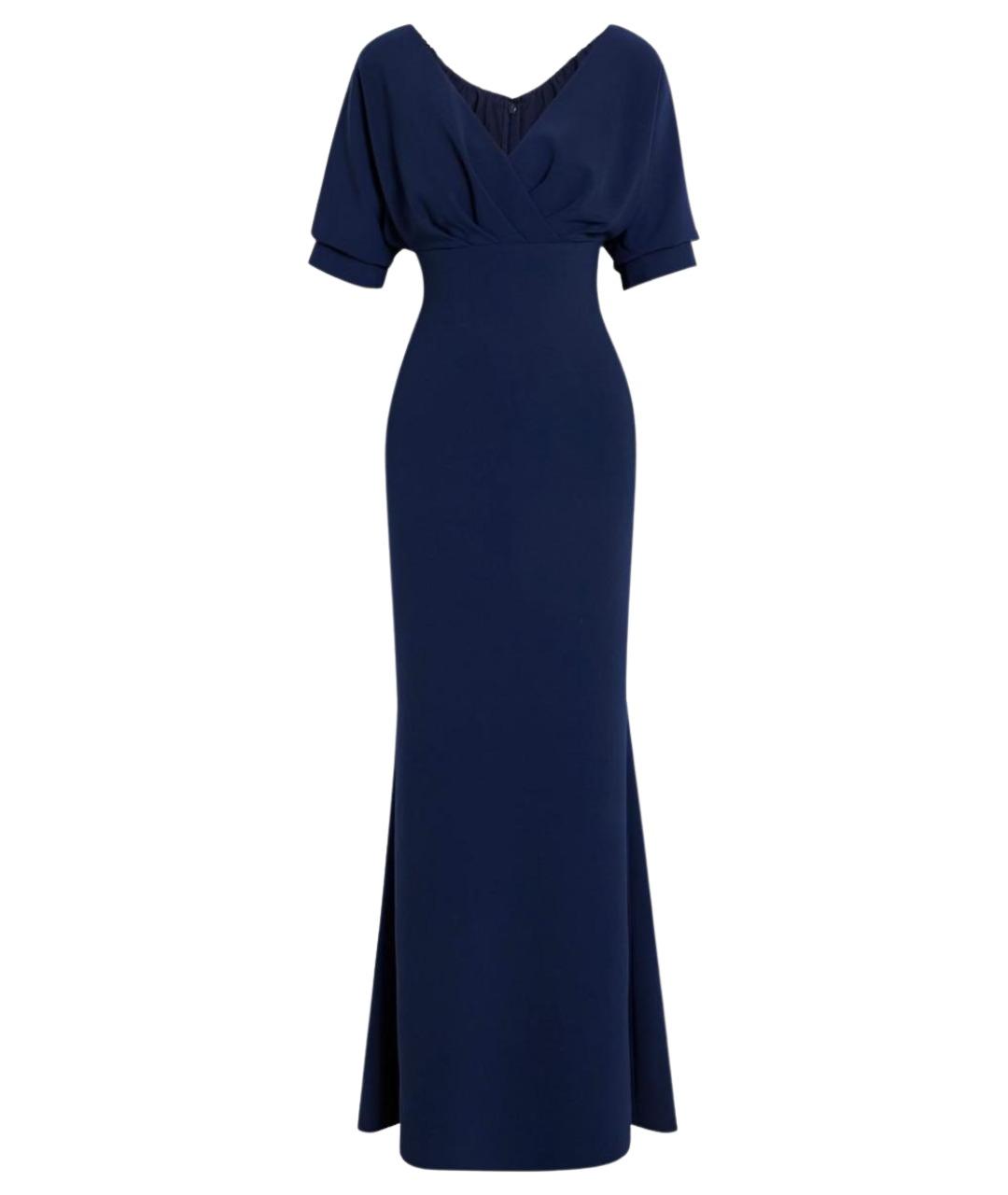 BADGLEY MISCHKA Темно-синее вечернее платье, фото 1