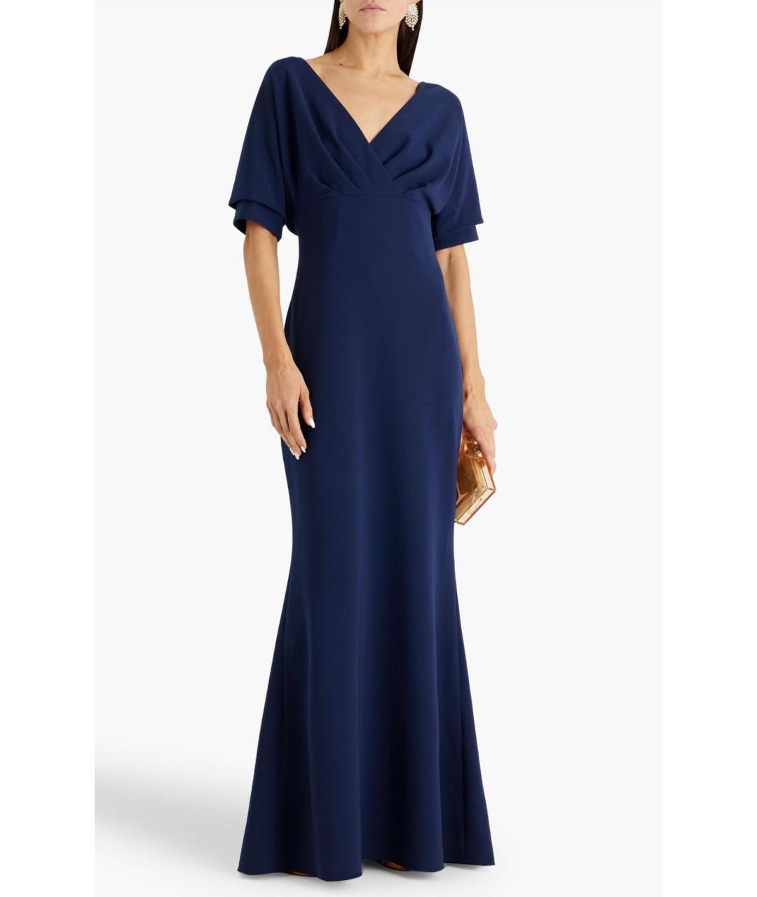 BADGLEY MISCHKA Темно-синее вечернее платье, фото 2