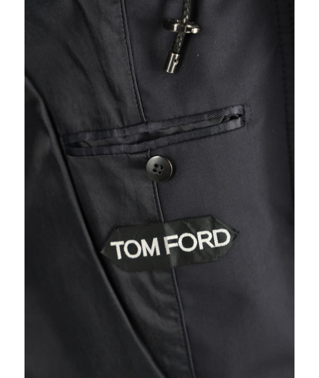 TOM FORD Синяя хлопковая куртка, фото 3