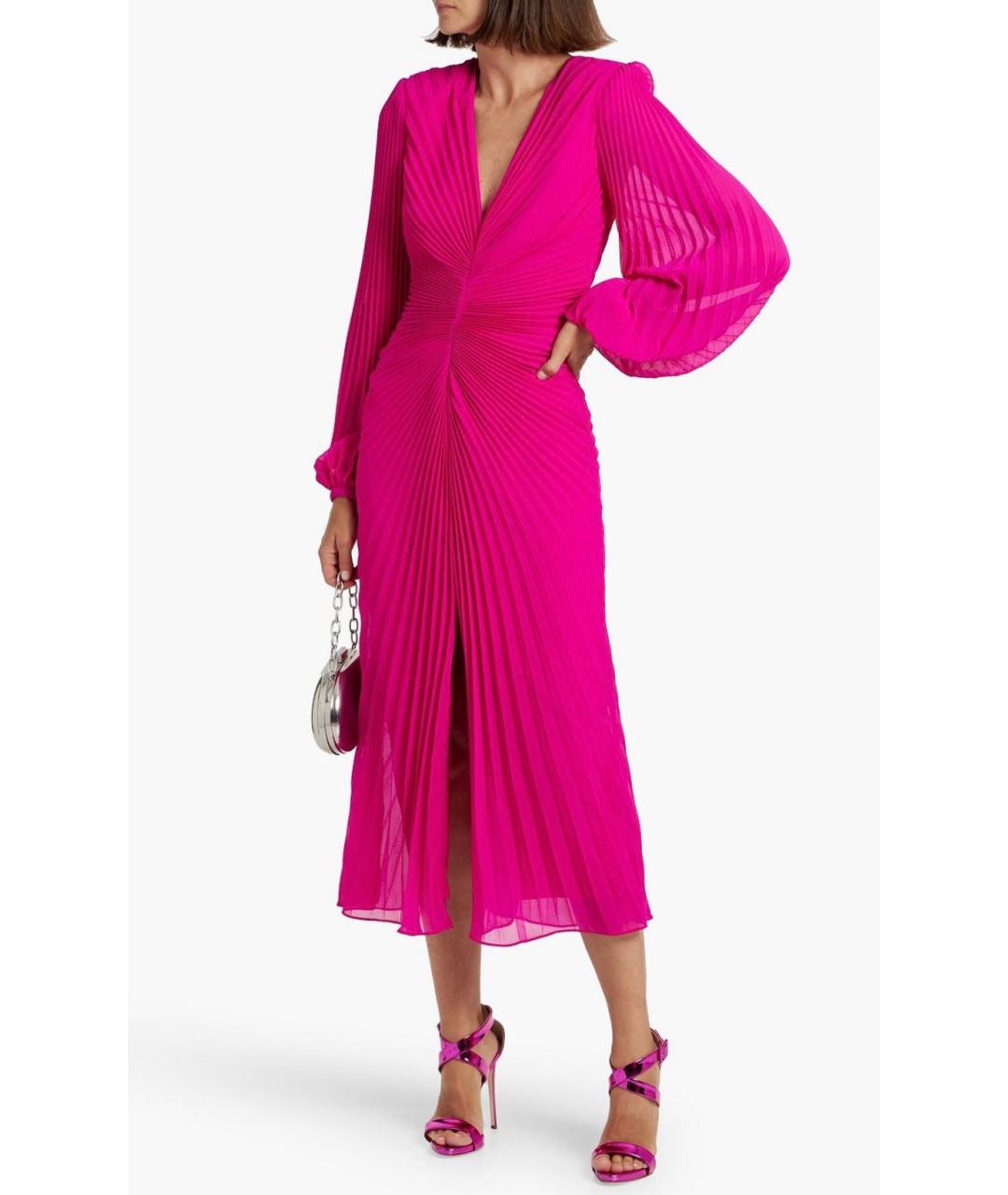 BADGLEY MISCHKA Фуксия коктейльное платье, фото 2