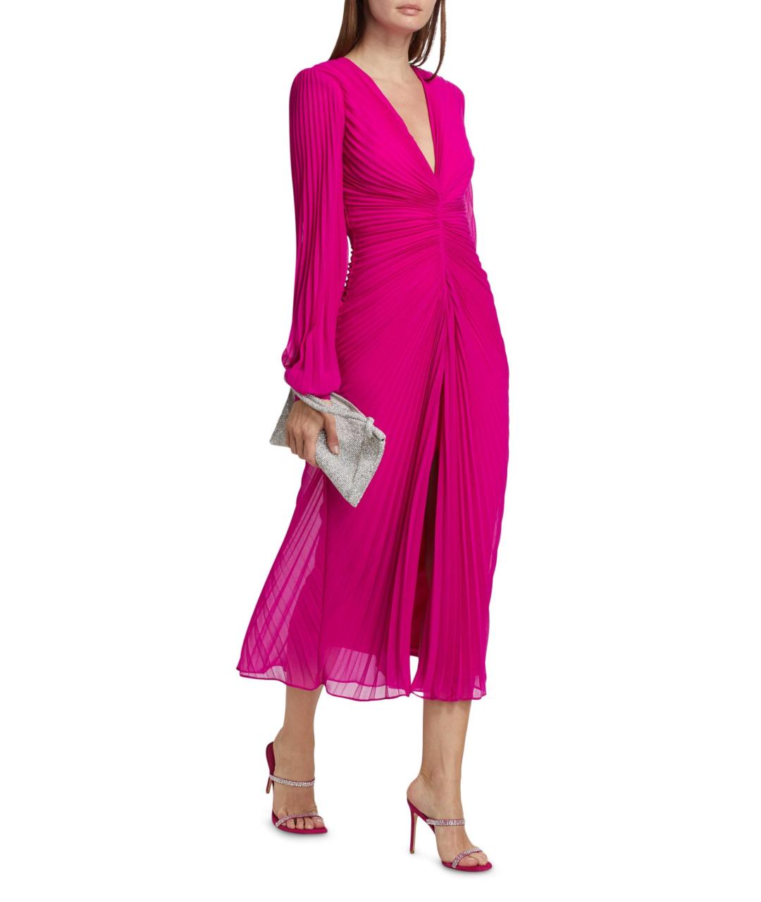 BADGLEY MISCHKA Фуксия коктейльное платье, фото 5