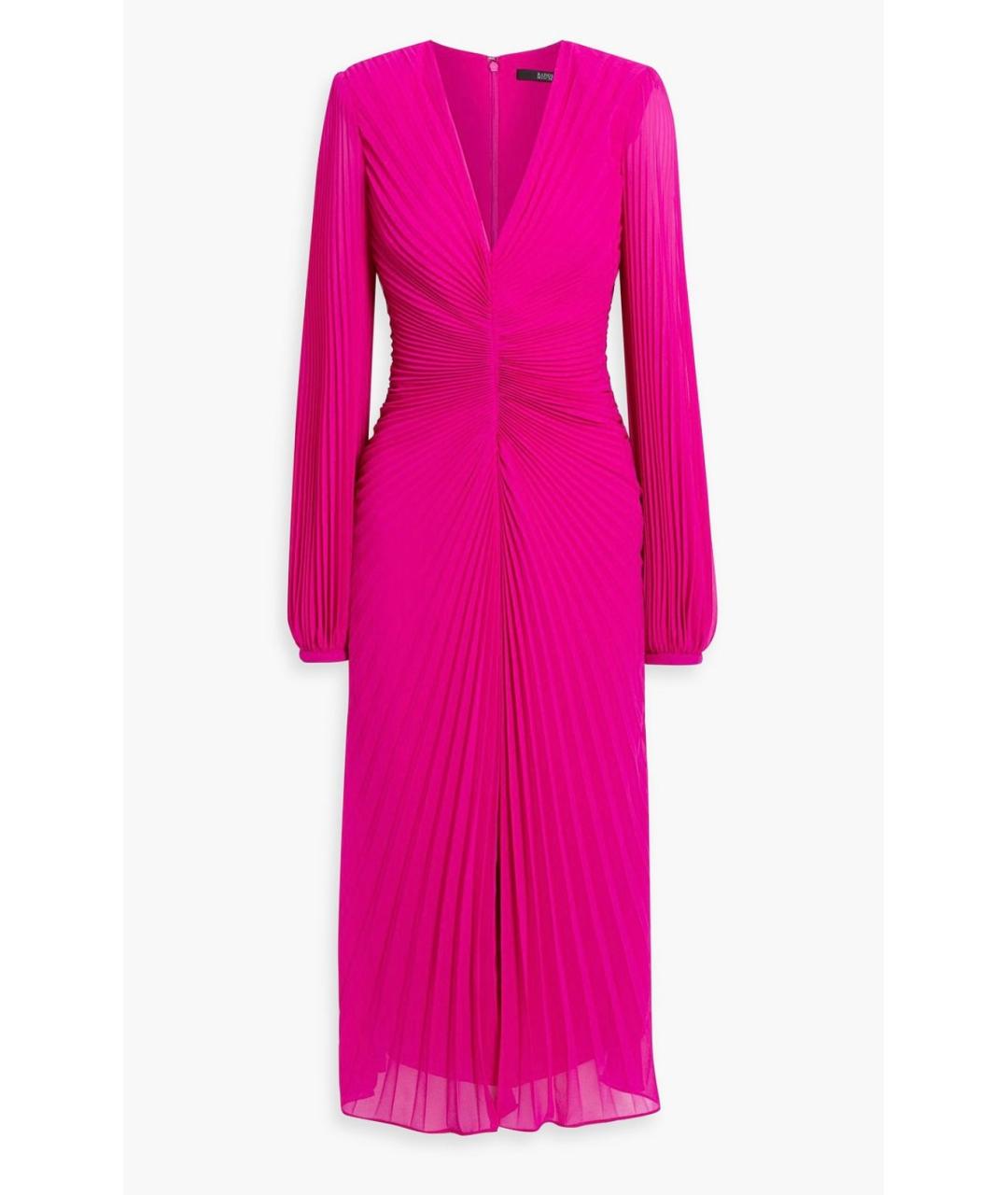 BADGLEY MISCHKA Фуксия коктейльное платье, фото 7