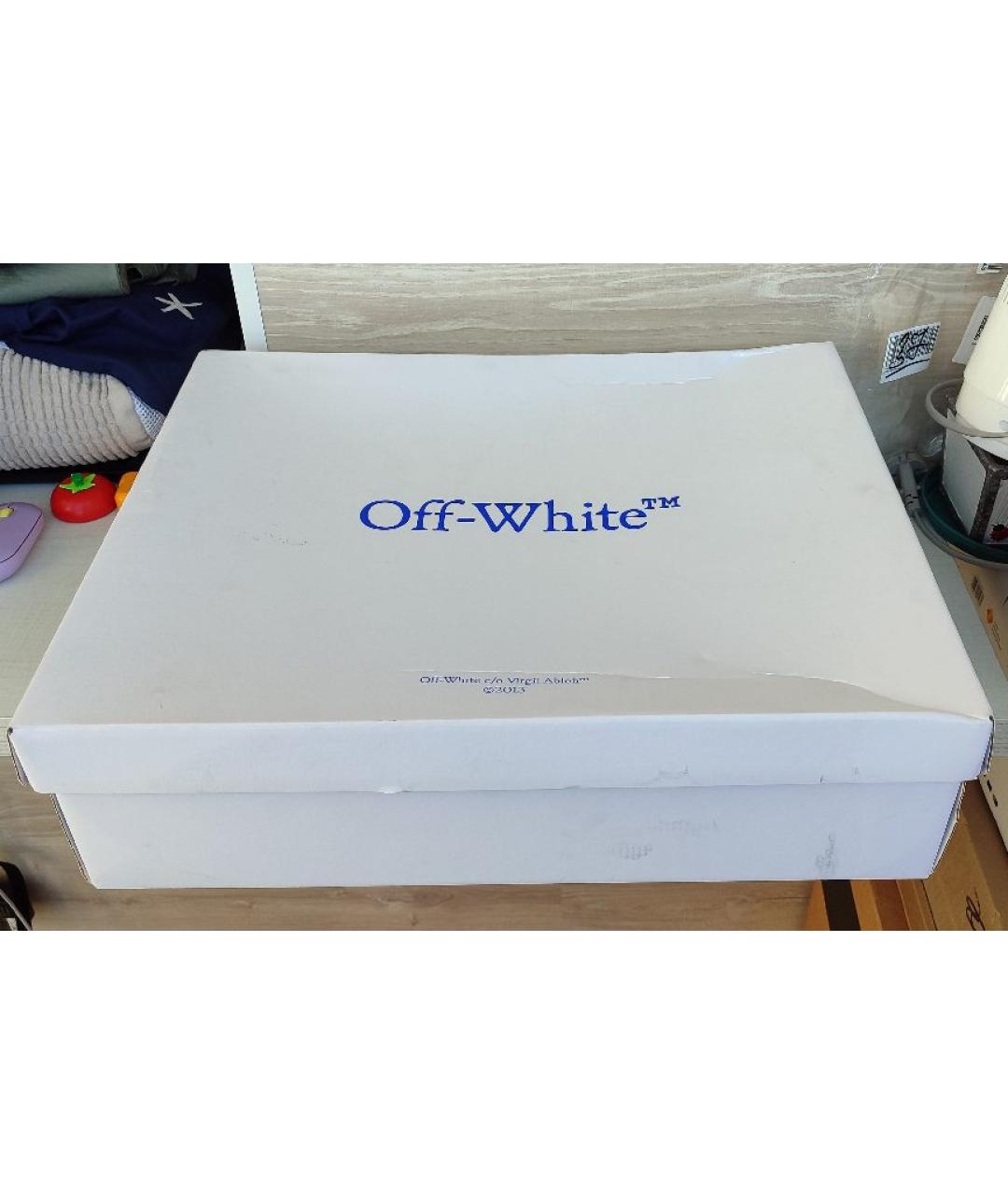 OFF-WHITE Черные высокие ботинки, фото 7