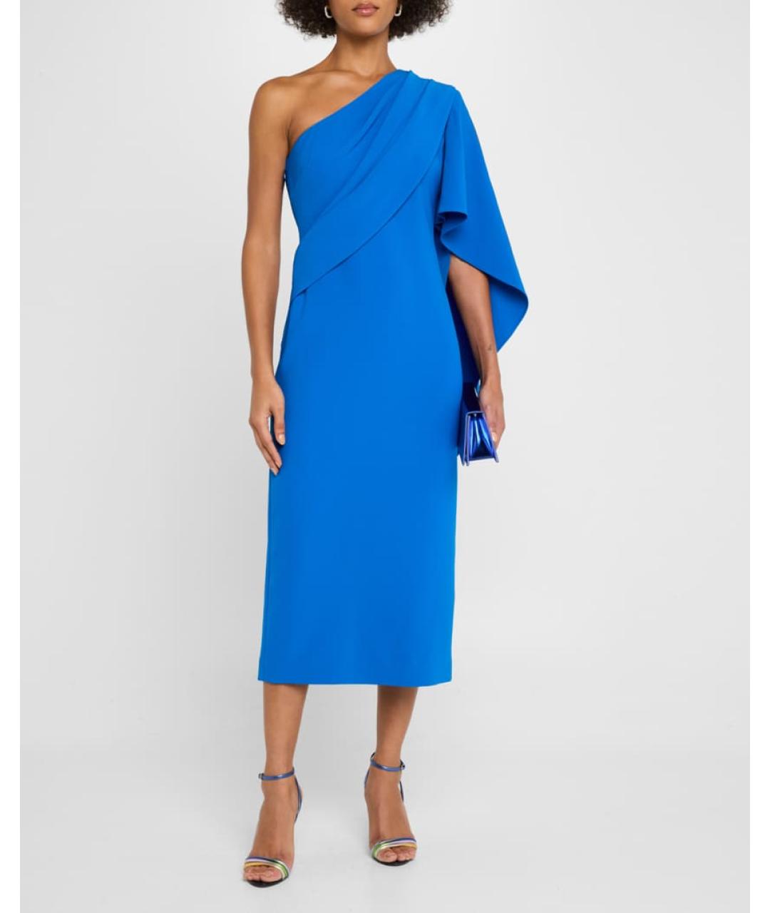 BADGLEY MISCHKA Голубое коктейльное платье, фото 7