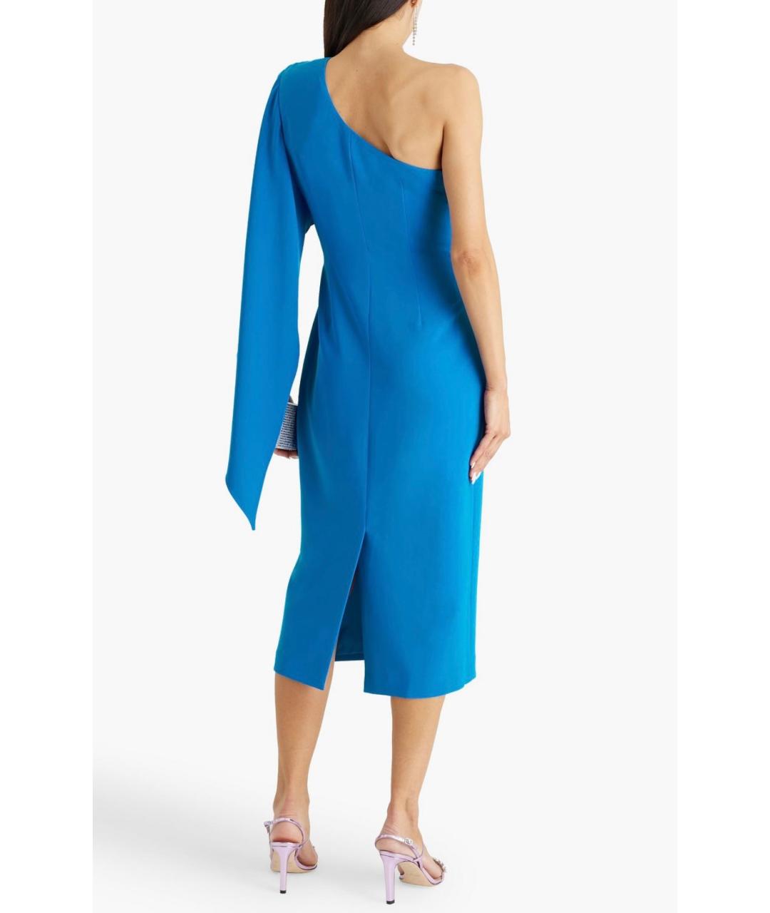 BADGLEY MISCHKA Голубое коктейльное платье, фото 3