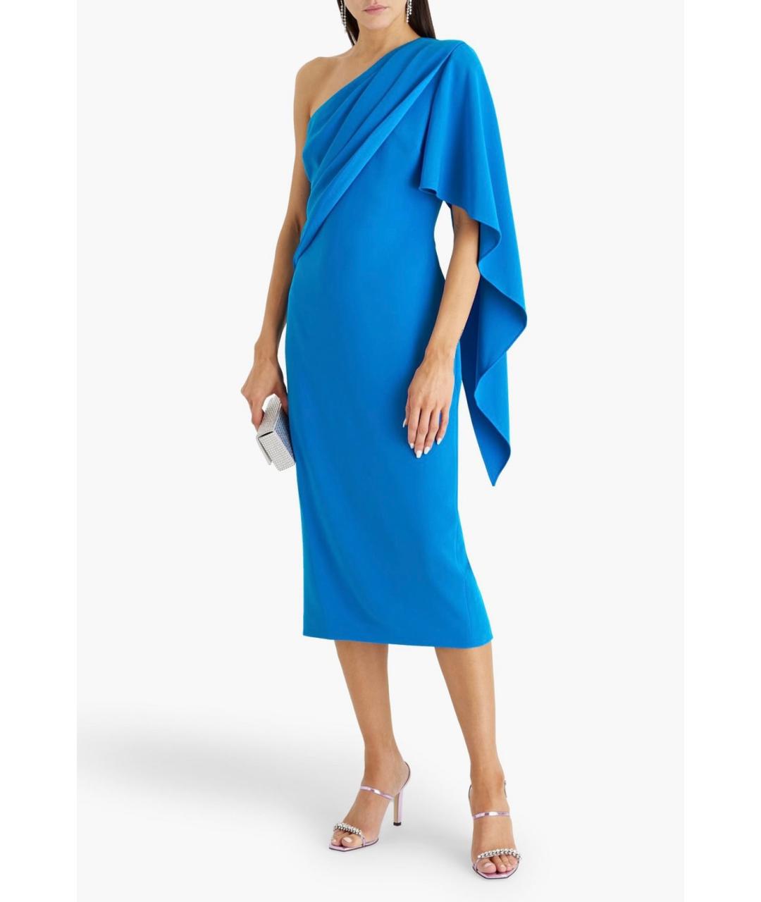 BADGLEY MISCHKA Голубое коктейльное платье, фото 2