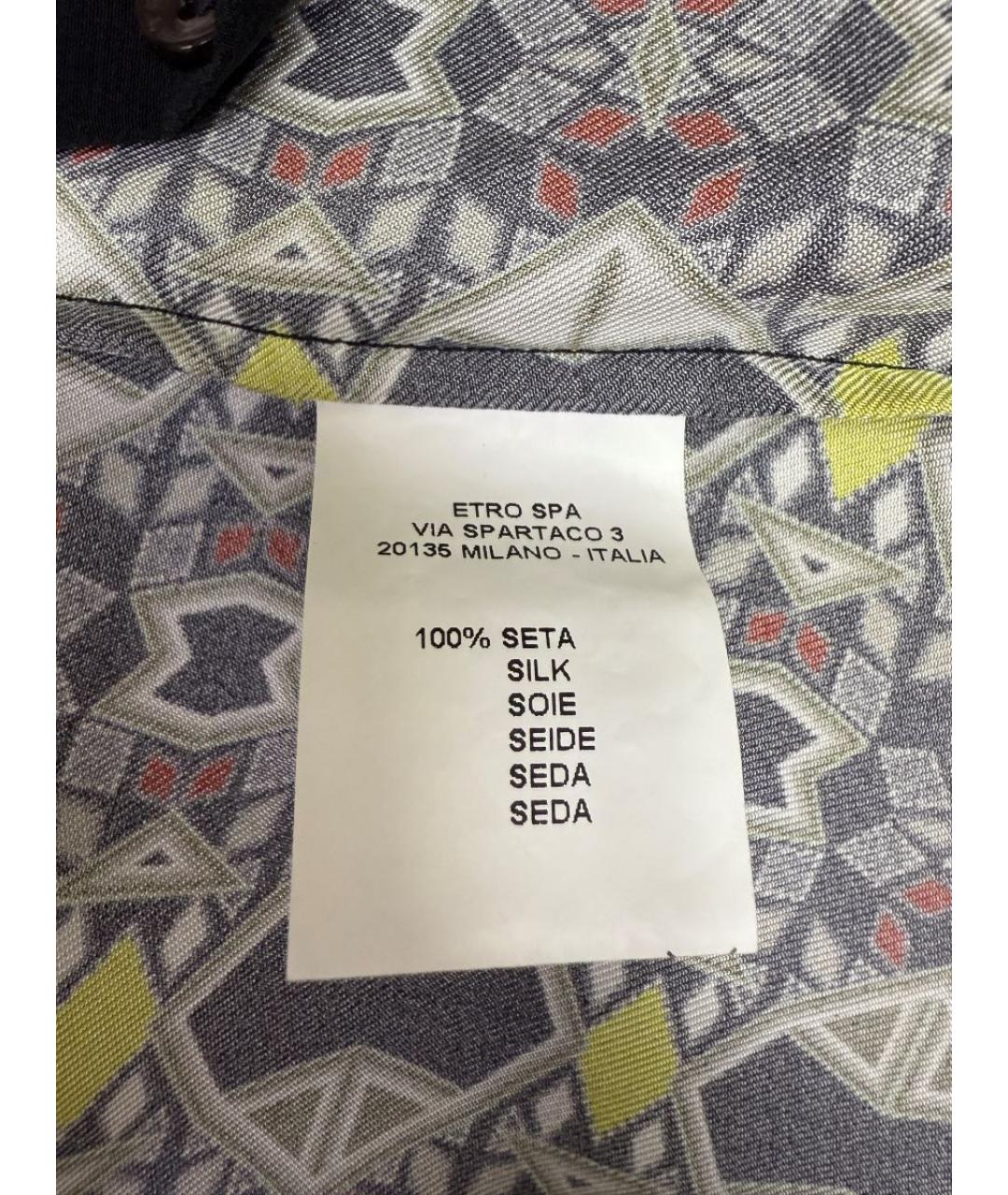 ETRO Шелковая рубашка, фото 4