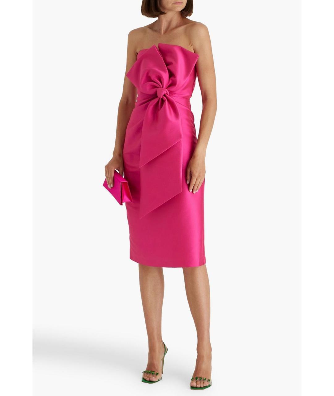 BADGLEY MISCHKA Фуксия вечернее платье, фото 6