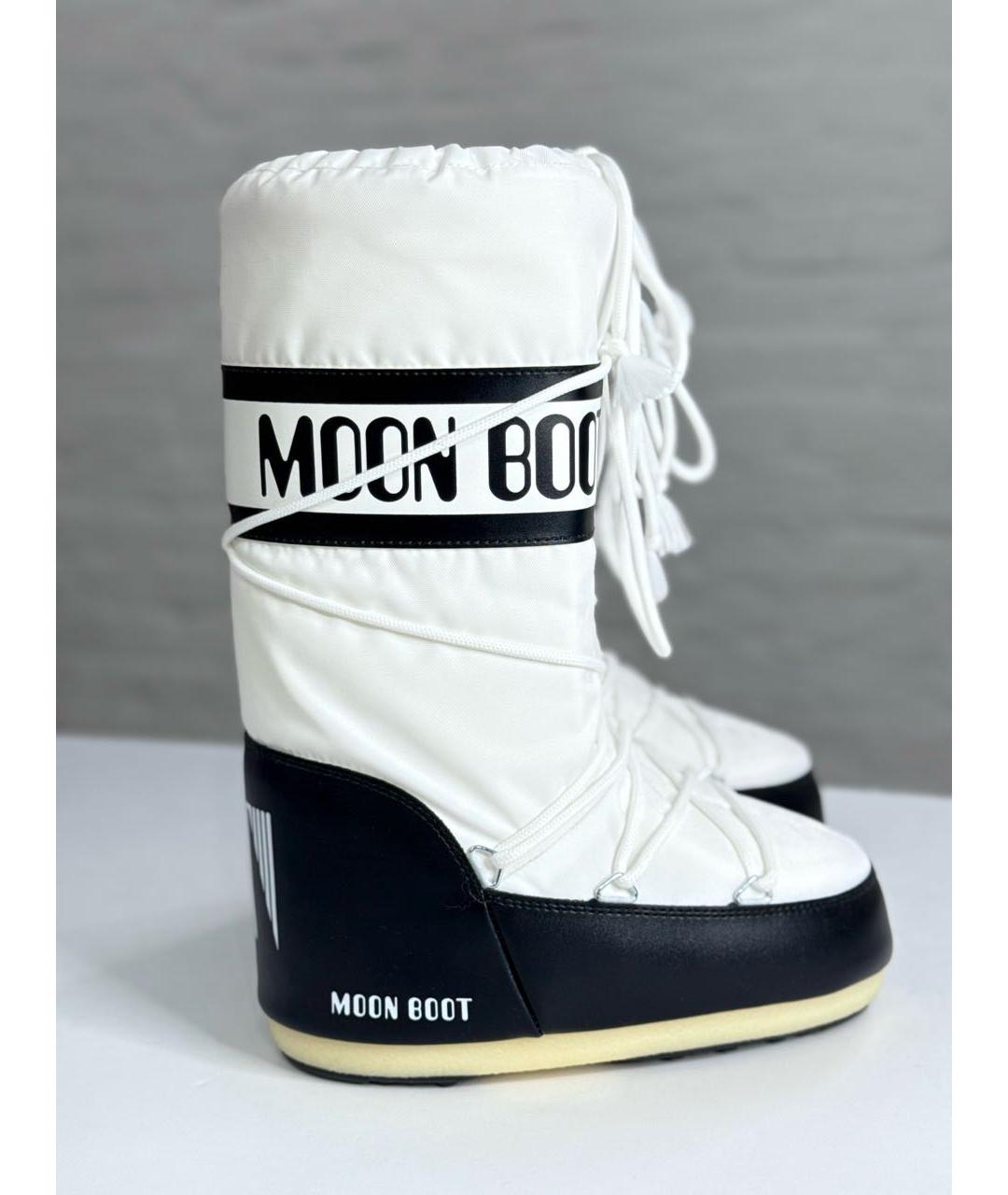 MOON BOOT Белые сапоги, фото 8