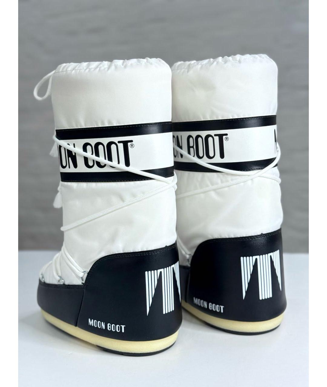 MOON BOOT Белые сапоги, фото 4