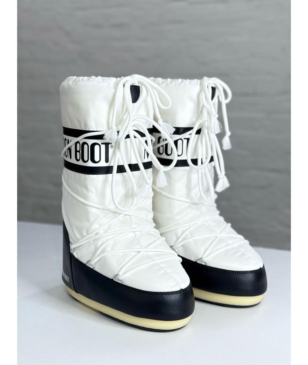MOON BOOT Белые сапоги, фото 2