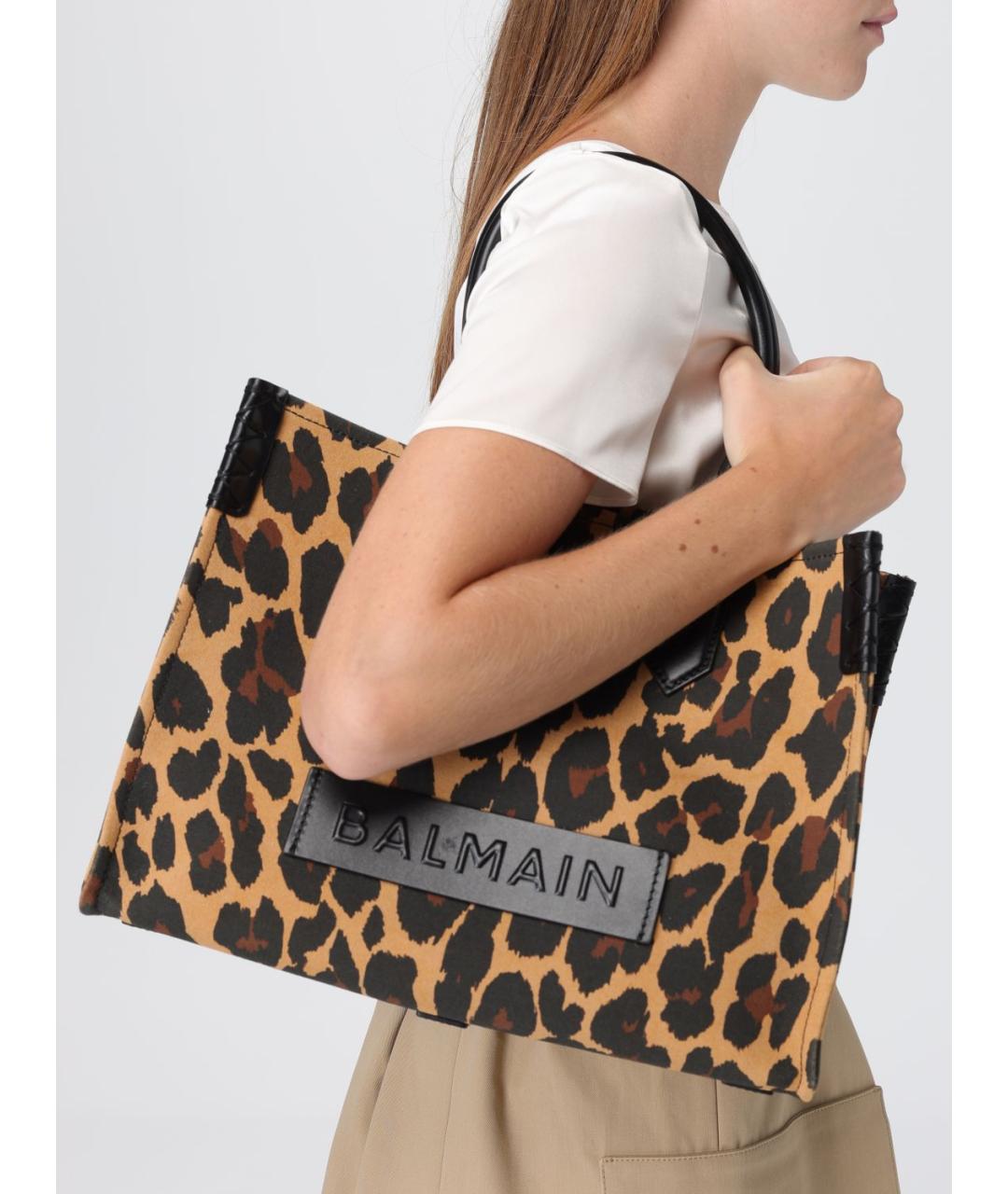 BALMAIN Бежевая сумка тоут, фото 3