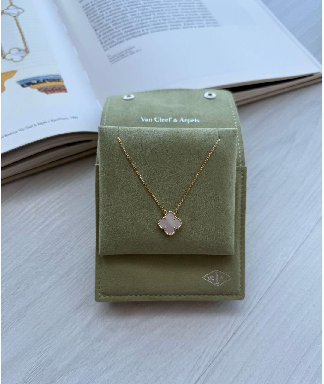 VAN CLEEF & ARPELS Белое колье из желтого золота, фото 3