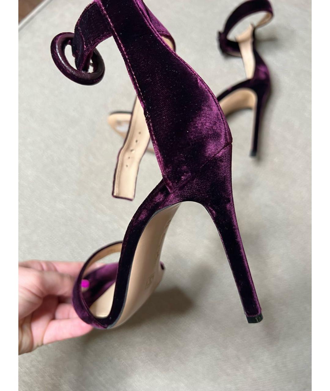 GIANVITO ROSSI Бархатные босоножки, фото 2