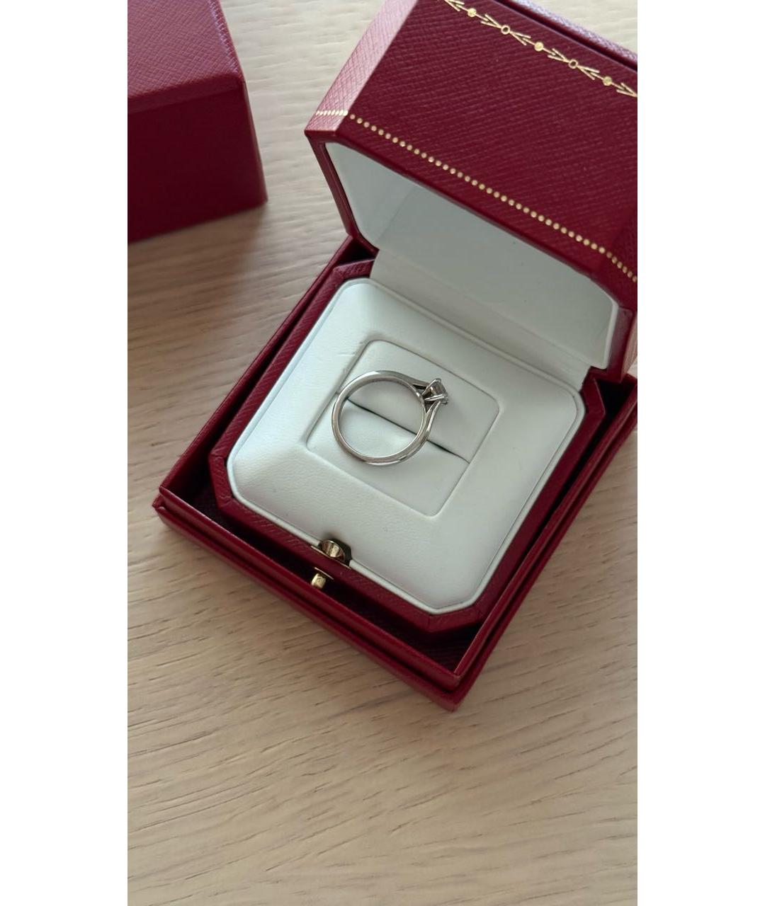 CARTIER Серебряное платиновое кольцо, фото 5