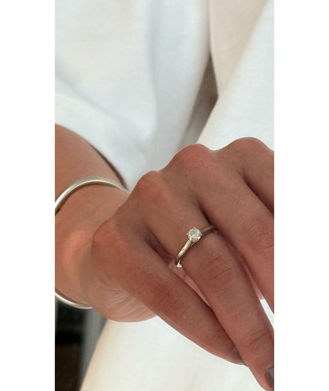 CARTIER Серебряное платиновое кольцо, фото 3