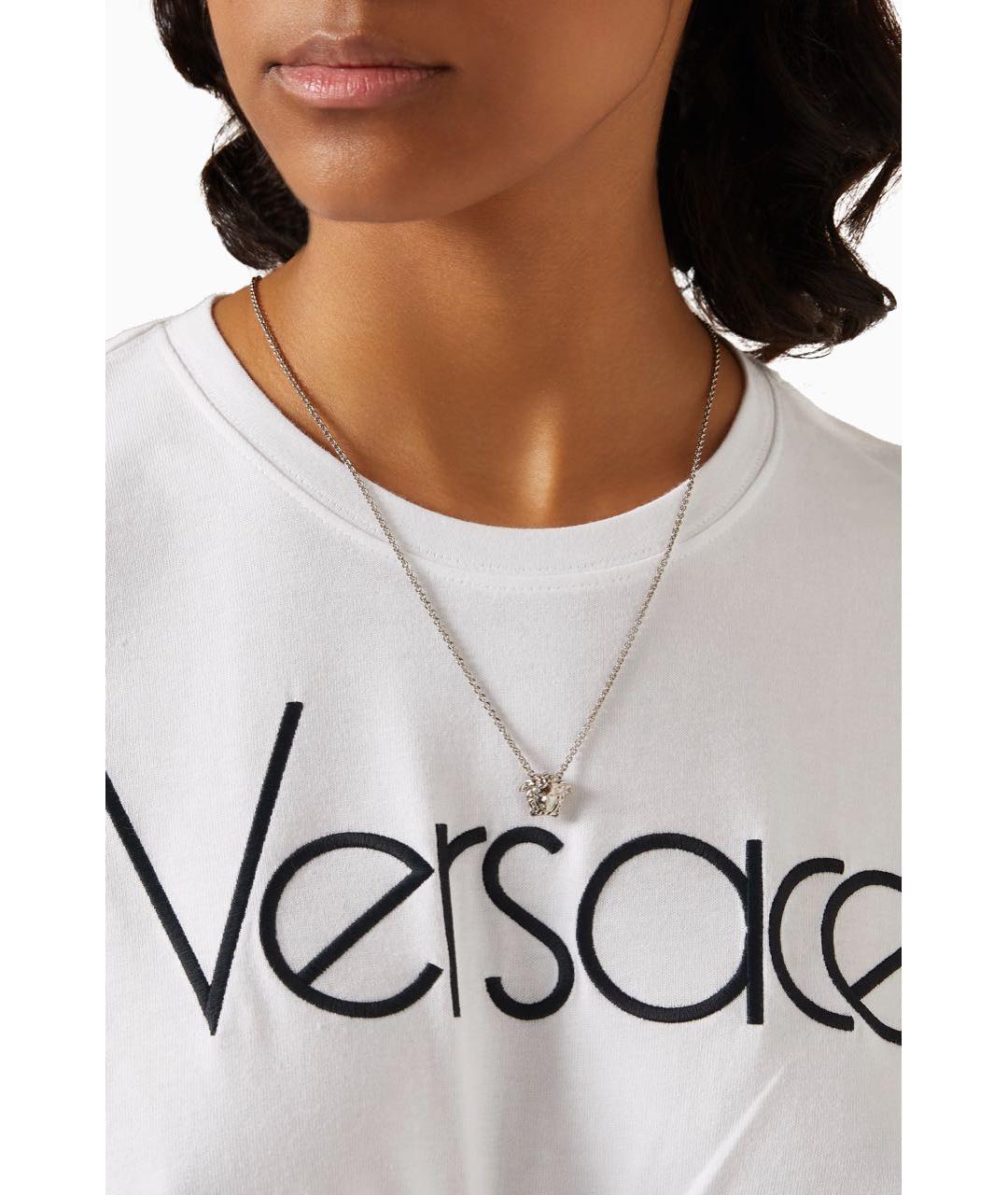 VERSACE Серебряное латунное колье, фото 5