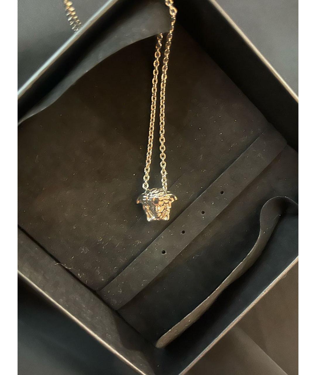 VERSACE Серебряное латунное колье, фото 6