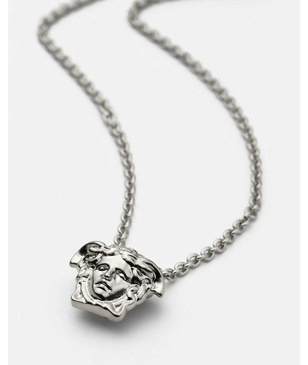 VERSACE Серебряное латунное колье, фото 7