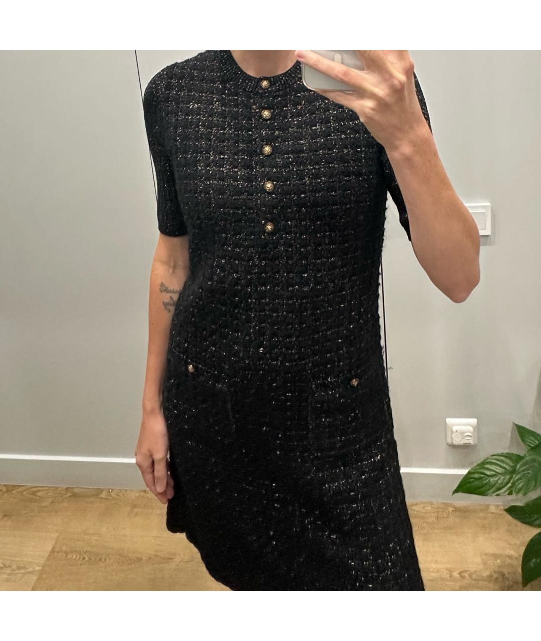 CHANEL Черное коктейльное платье, фото 4