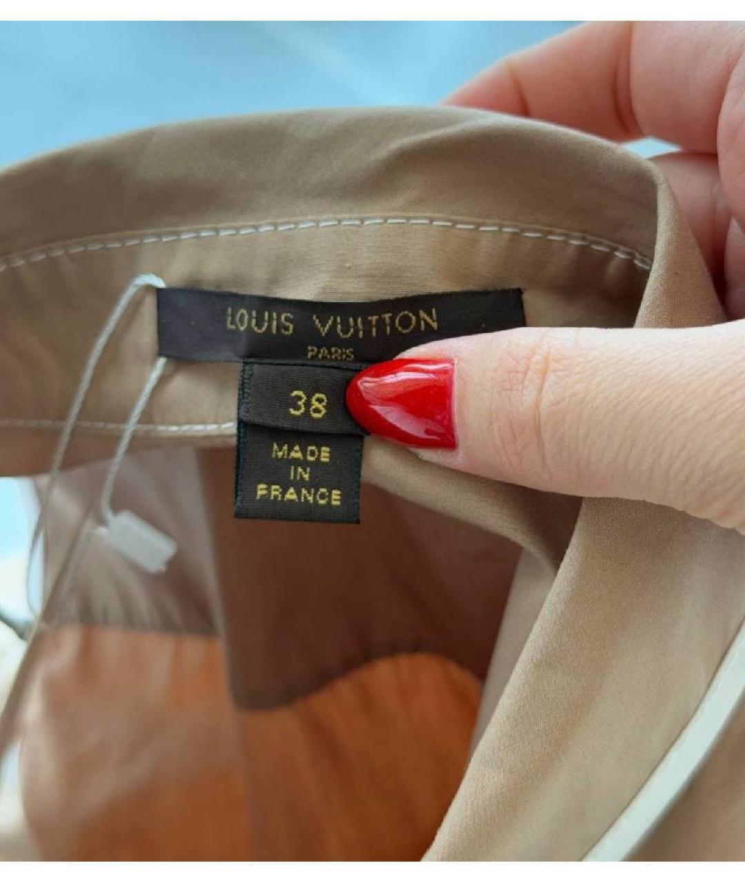 LOUIS VUITTON Бежевое повседневное платье, фото 3