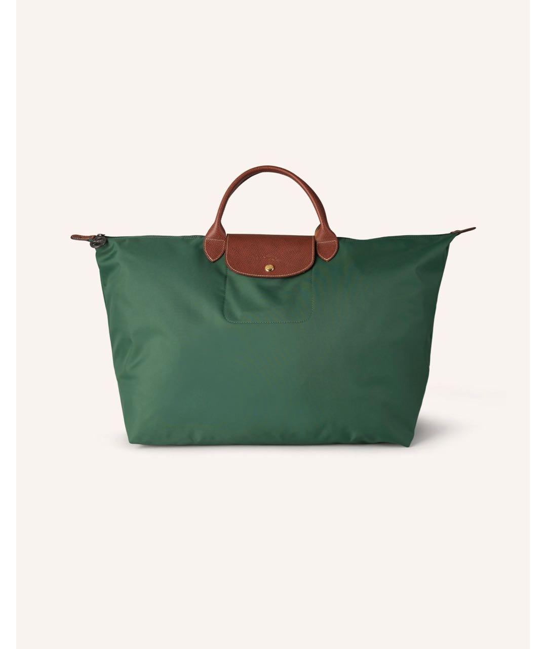 LONGCHAMP Зеленая дорожная/спортивная сумка, фото 9