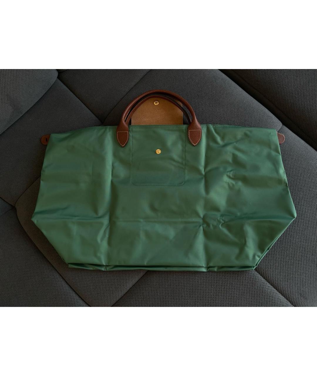 LONGCHAMP Зеленая дорожная/спортивная сумка, фото 4