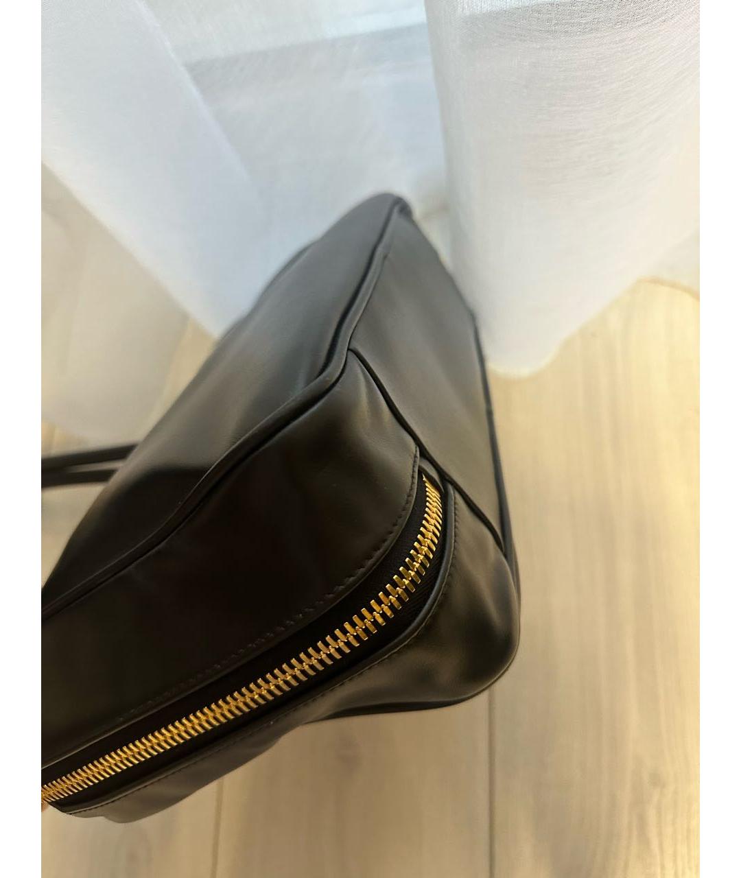 MIU MIU Черная кожаная сумка через плечо, фото 4