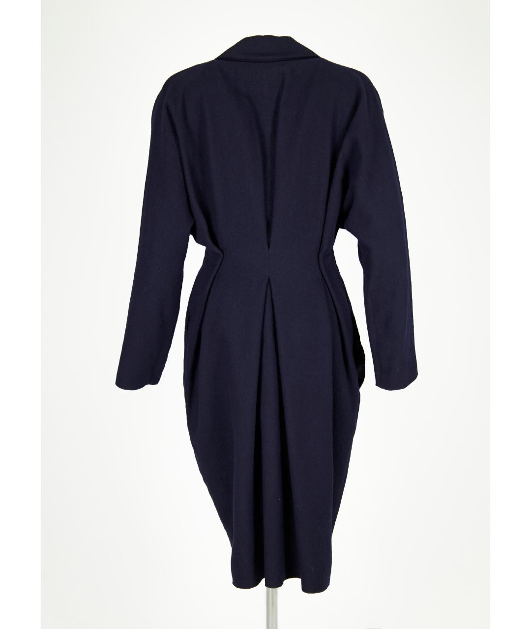 LANVIN Синее шерстяное пальто, фото 2
