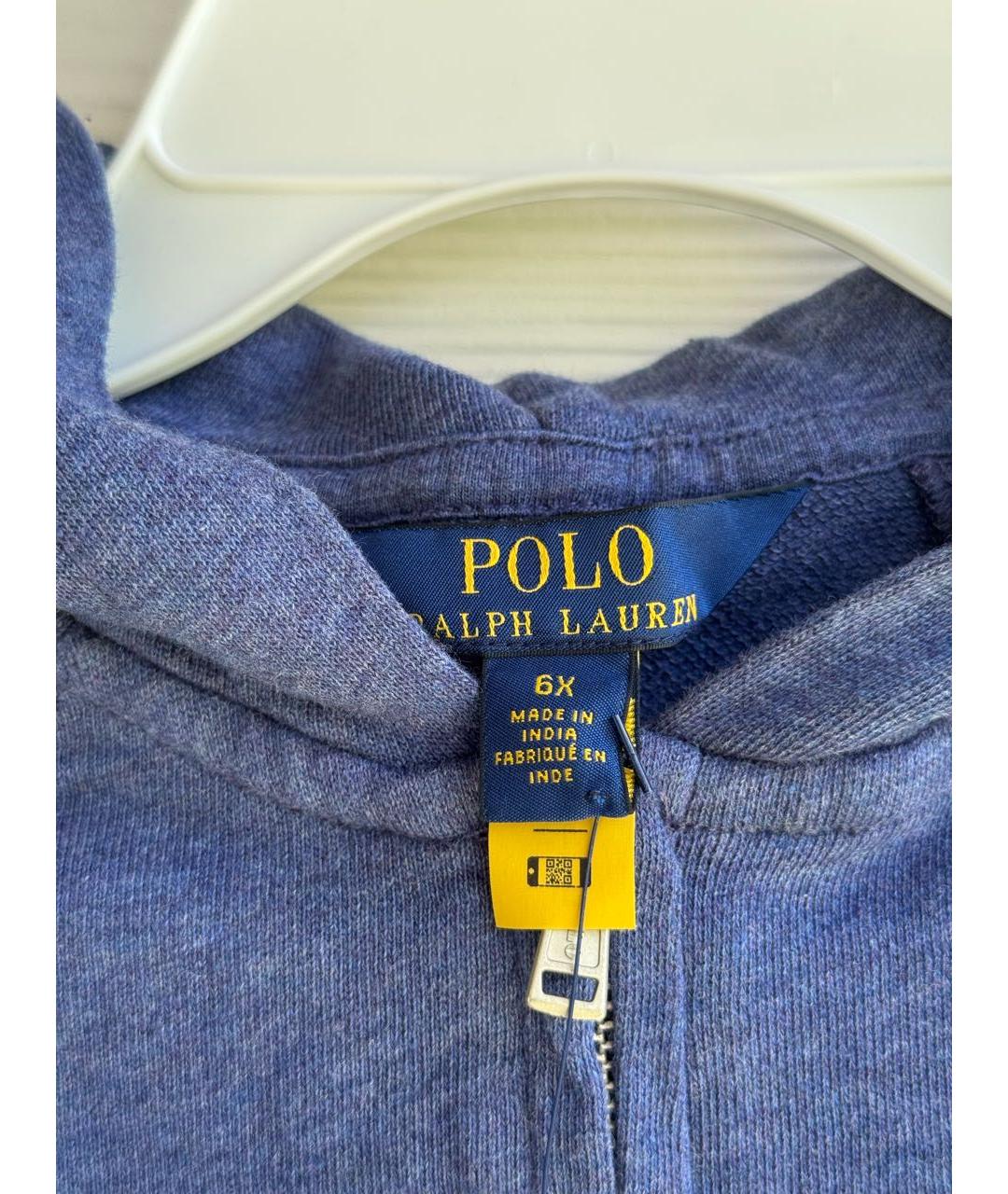 POLO RALPH LAUREN Синий хлопковый комбинезон, фото 5
