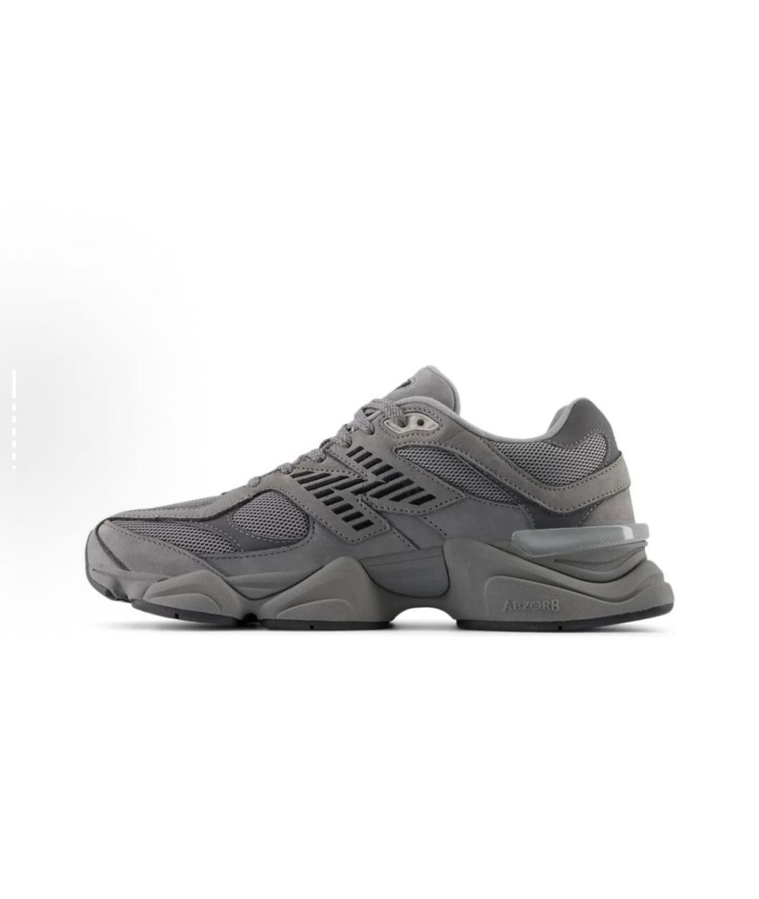 NEW BALANCE Серые низкие кроссовки / кеды, фото 2